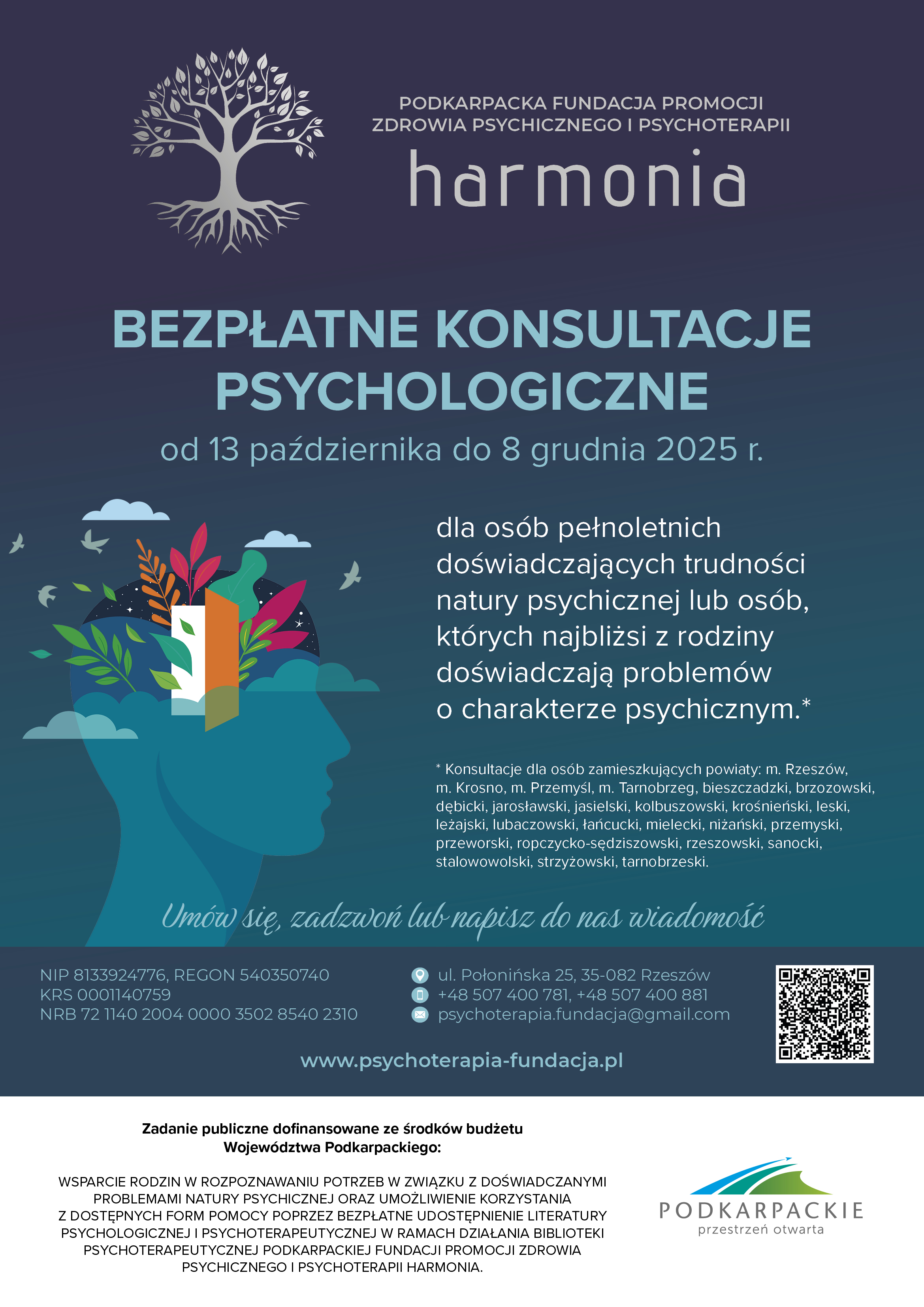 Bezpłatne konsultacje psychologiczne